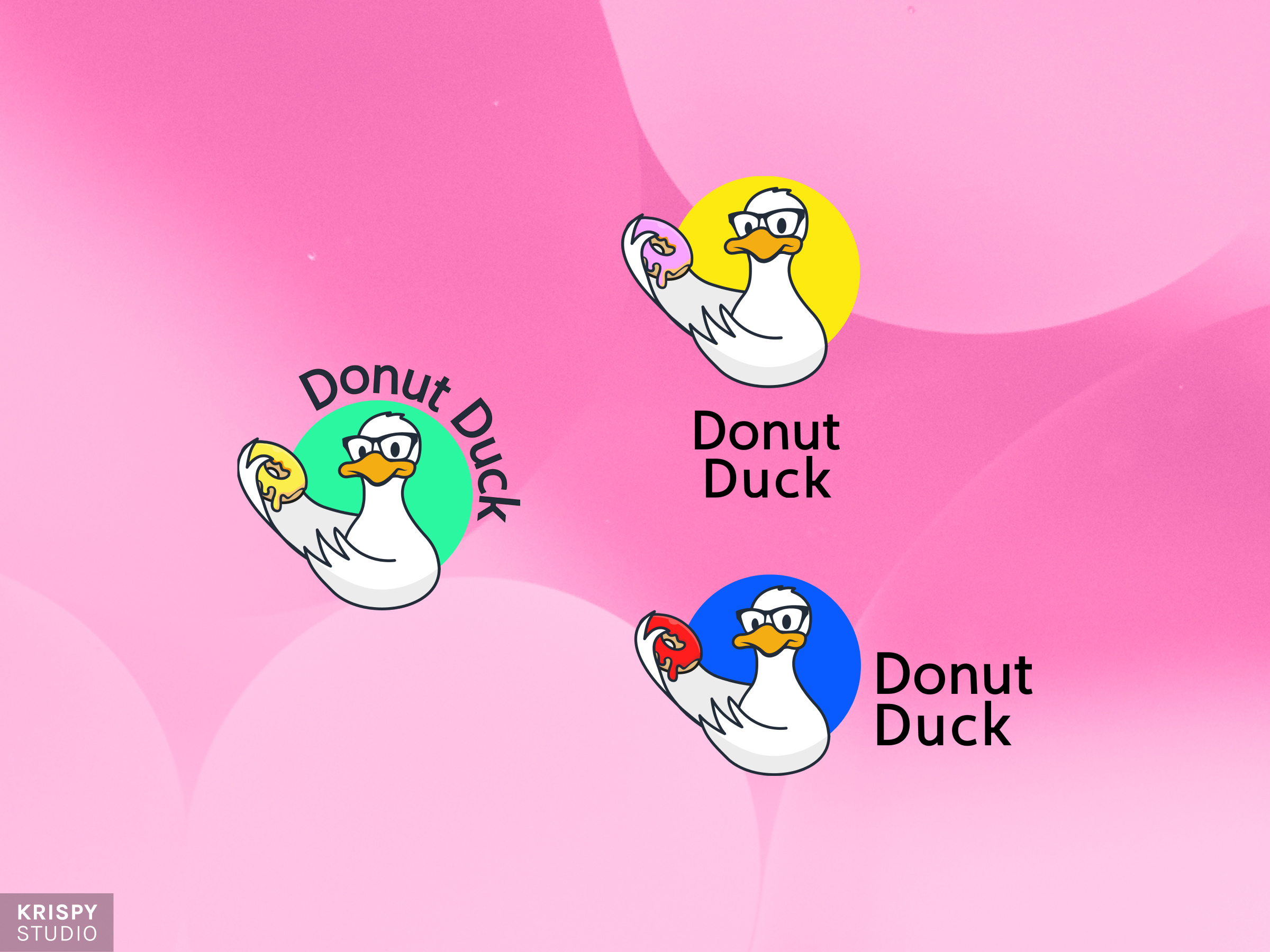 Donut Branding appetizing beverage branding colorful creative digital donuts engaging food fun graphic design identity indulgence logo marketing shop social media ui vibrant visual