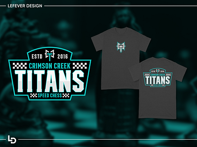 Crimson Creek Titans branding e sports graphic design logo logos sports logo