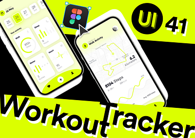 UI 41_Workout Tracker app dailyui tracker ui ui 41 workout workout tracker