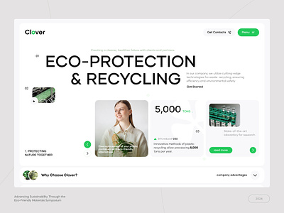 Nature Protection Landing Page air pollution alternative energy climate climate change eco activists eco friendly ecology environment green greenery landing page modern design nature nature pollution recycling saas startup ui ux web design webdesign