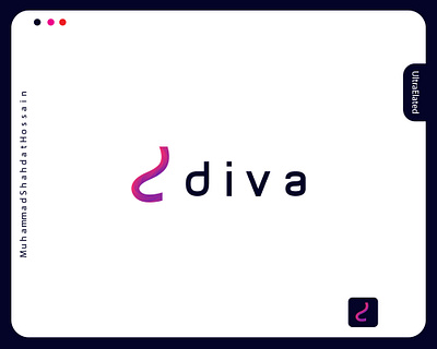 Dive Logo | D logo | D Icon logo customized logo development