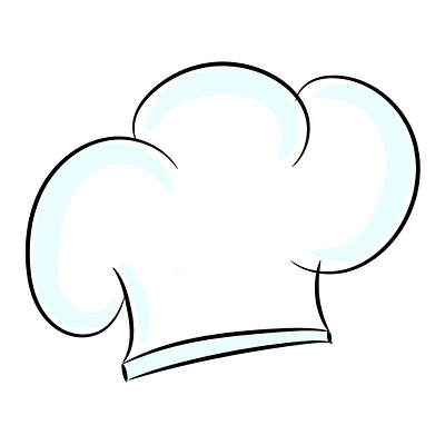 Chef Toque Illustration adobe illustrator cartoon illustration chef chef toque cook food hat