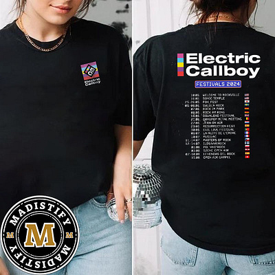 Electric Callboy Festivals 2024 Tour Date Schedule List Begins O design tshirt