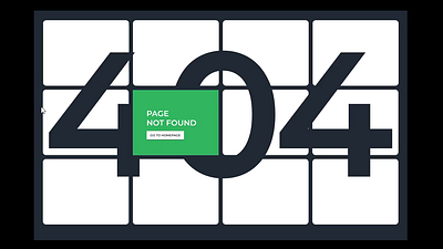 Animated Page 404 | Creative UX 404 404page animation branding desctop design error page figma figma animation motion design motion graphics ui ui ux ux web design