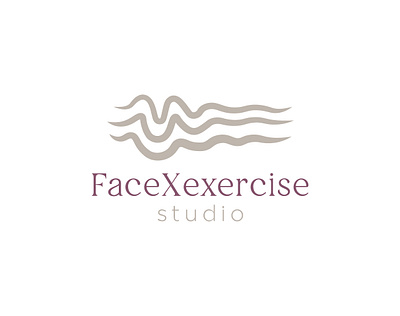 FaceXexercise Visual Identity Design branding graphic design logo