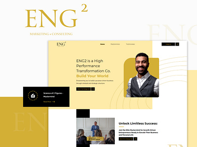 Marketing Consulting Website branding clean consulting design marketing modern new ui web design website website design