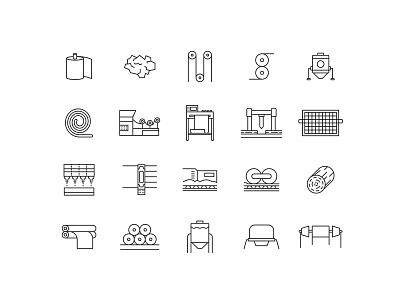 Pulp and Paper Icons icon icon design icons download paper paper icon pulp and paper vector icon