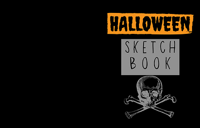 Sketch Book Cover Design for Halloween - 1