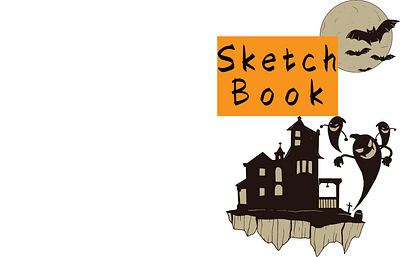 Sketch Book Cover Design for Halloween - 2