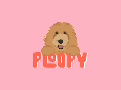 Floofy / Character logo bernedoodle bernedoodle illustrations character logo dog dog accessories dog apparel dog illustration goldendoodle illustration logo puppy