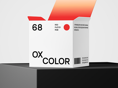 OXPACK. Color box gradient