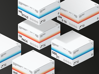 OXPACK. Product box gradient