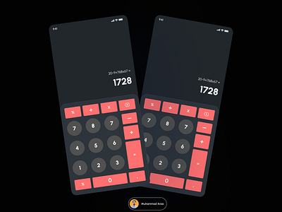 Calculator UI design calculator calculatoruidesign figma mobileapp uidesign uiux ux