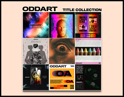 ODDART | Title collection. Design concepts brand concept concept design design graphic design graphic designer poster poster design posters quotes
