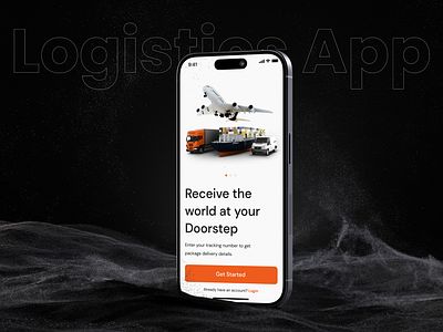 Logistics App app design courier delivery app delivery app delivery tracking app fleet management software logistics app logistics app development mobile app mobile app design parcel delivery app shipping app software development supply chain transportation app ui design uiuxdesign