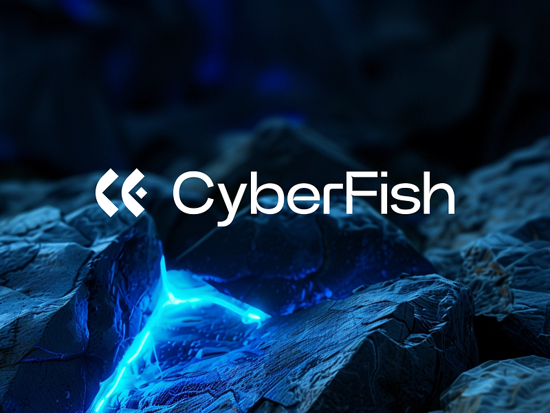 CyberFish - Logo brand design branding design graphic design logo minimal visual identity