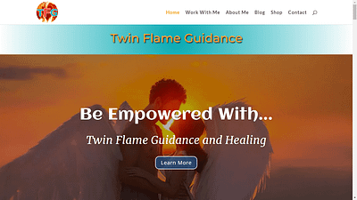 Twin Flame Guidance bidhan vhadra branding content marketing graphic design search engine optimization twin flame guidance ui ux web design website copywriting