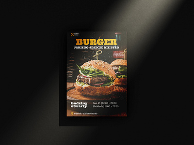 Burger flyer design 3d animation branding design flat furniture graphic design illustration logo motion graphics ui