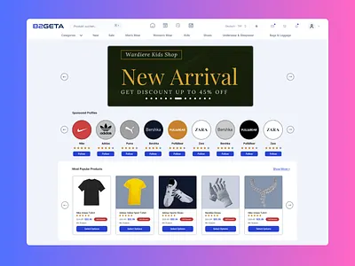 Marketplace/Shop Concept UI Design market marketplace marketplace ui marketplace ui design shop ui ui design ux