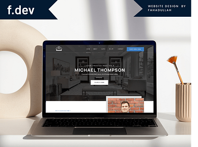 Michael Thompson Realty's New Online Presence branding figma graphic design motion graphics real estate ui web design wordpress
