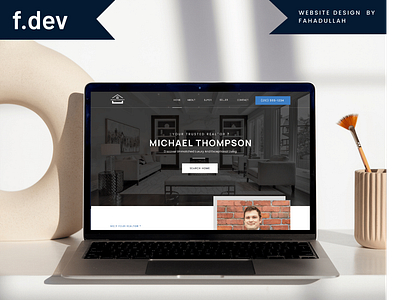 Michael Thompson Realty's New Online Presence branding figma graphic design motion graphics real estate ui web design wordpress