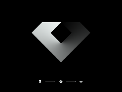 Block Logo 💎 ⬛️ block blockchain branding crypto design diamond gradient logo solana