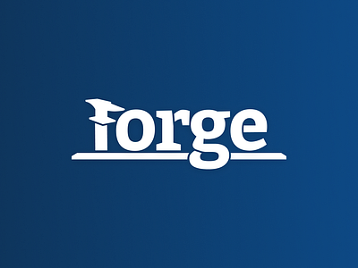 "Forge" Logo Concept anvil logo brand identity branding graphic design identity illustration logo
