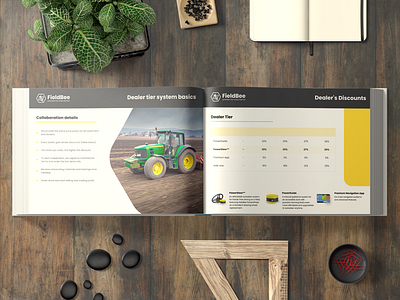Dealers deck for Agritechnica expo 2023 branding catalogue graphic design logo print