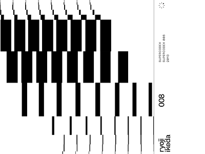 supercodex after effects black and white data visualization data viz graphic design minimal minimalism motion ryoji ikeda sonic visual supercodex