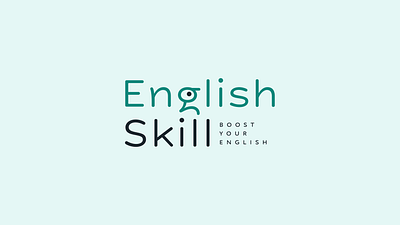 English Skill (English School) brand branding designer ukraine english school graphic design logo logo designer logotype product design typography visual identity