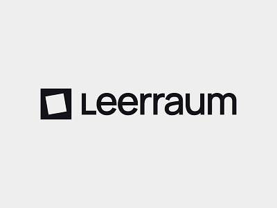 Leerraum box cube empty furniture home leer leerraum logo modern raum room