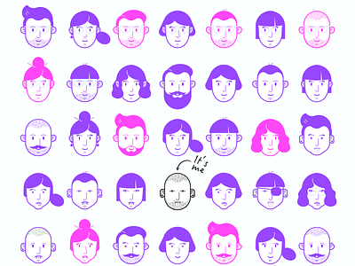 Avatars avatar characters figm vector