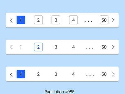 Daily UI #085- Pagination app design ui ux