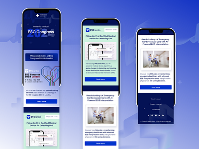 Responsive newsletter design for a medical startup branding graphic design medical design mobile newsletter design newsletter design newsletter template ui ui design ux ux design web design website design