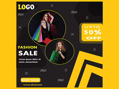 Fashion Sale Banner banner fashion girl fashion sale fashionbanner fashiondesign flyer sale design