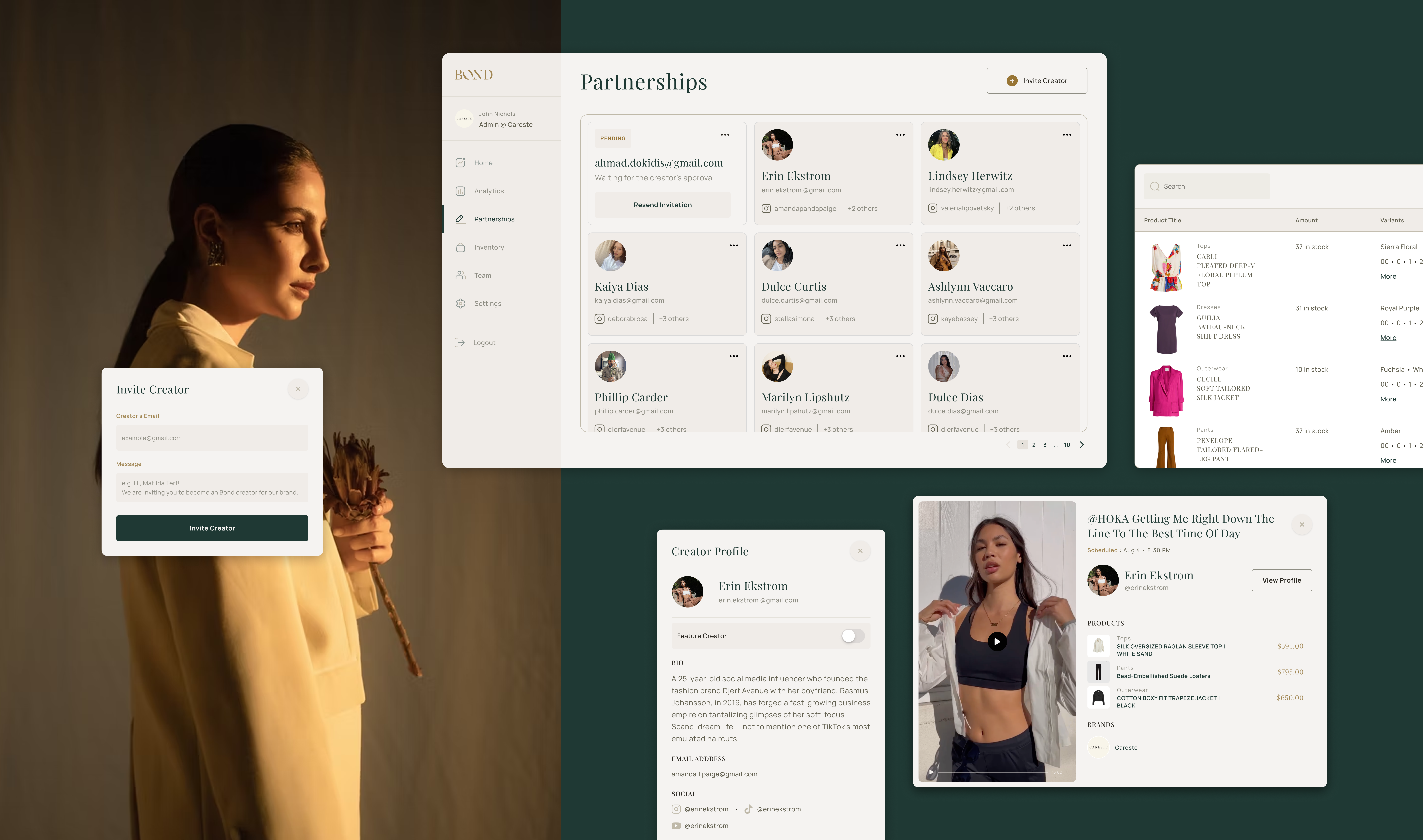 Admin Dashboard - Partnerships