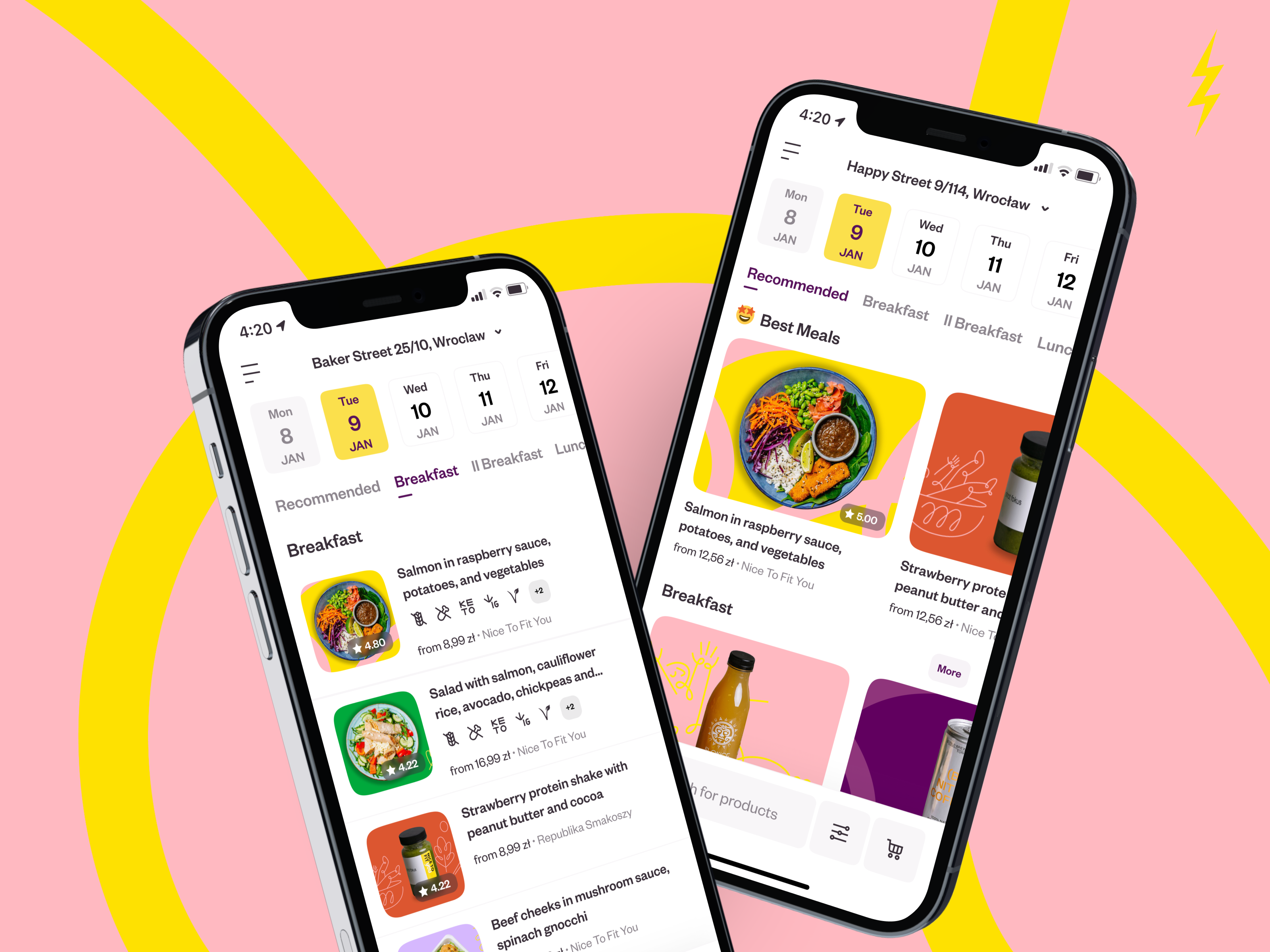 Jemmmy - dietary catering app