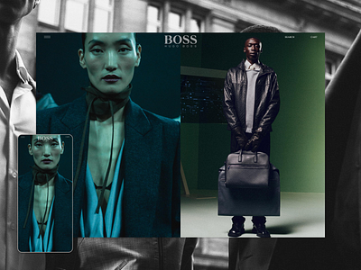 HUGO BOSS | Redesign Concept brand design branding company design designer fashion figma homepage hugo boss interface landing redesign concept style ui uiux user interface web web design website website design