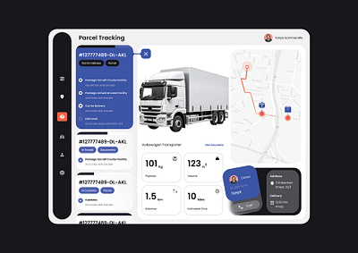 Dashboard Package Tracking UI Design app design design digital design figma ui user experience user interface ux