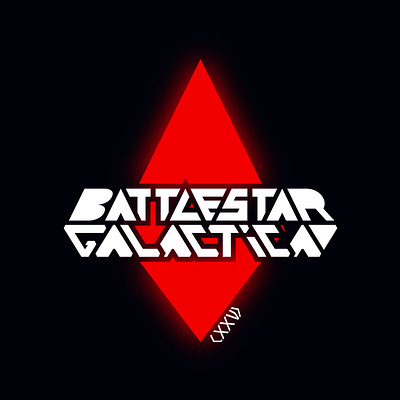 Battlestar Galactica battlestar galactica branding bsg design graphic design identity logo logotype typo typography vector