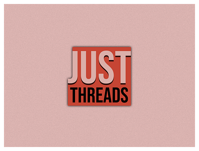 Just Threads logo dailylogochallenge logo