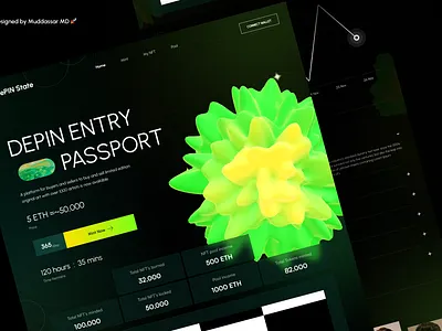 DePIN State: Stylish Dark UI/UX app ui design application design branding creative ui design dashboard design design graphic design illustration landing page design logo minimal ui design ui ux web design web designer web ui ux design website ui design
