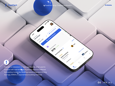 AI Cargo Shipping Tracker App ai analytics artificial intelligence cargo shipping charts delivery dribbble shot inspiration interface design minimal design mobile mobile app product design shipping app tracker app ui ux white theme