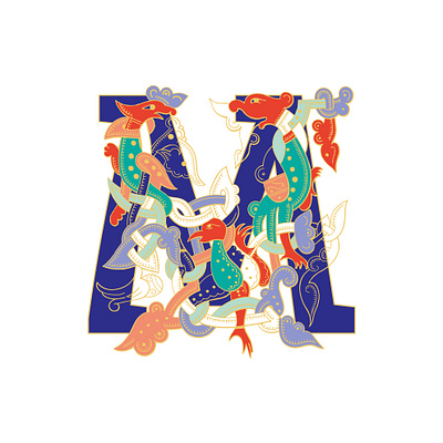 M Coaster design graphic design illustration typography