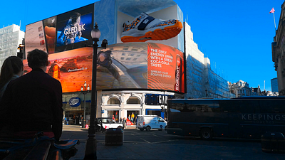 4D Billboard Product Showcase 3d animation motion graphics