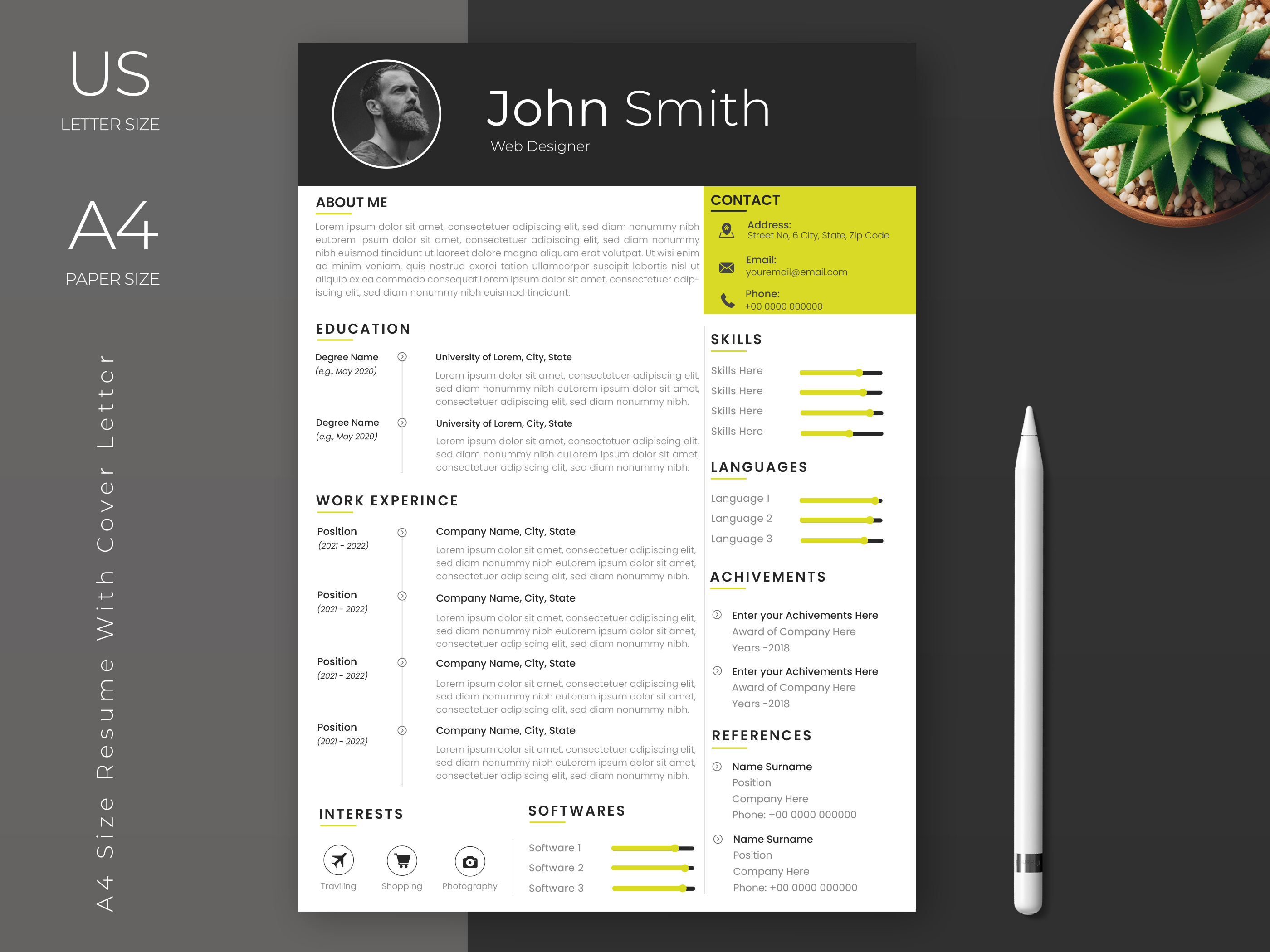 Professional Resume / CV ccurriculum vitae cv cv design cvtemplete graphic design professional summary resume resume design resumetemplete summary