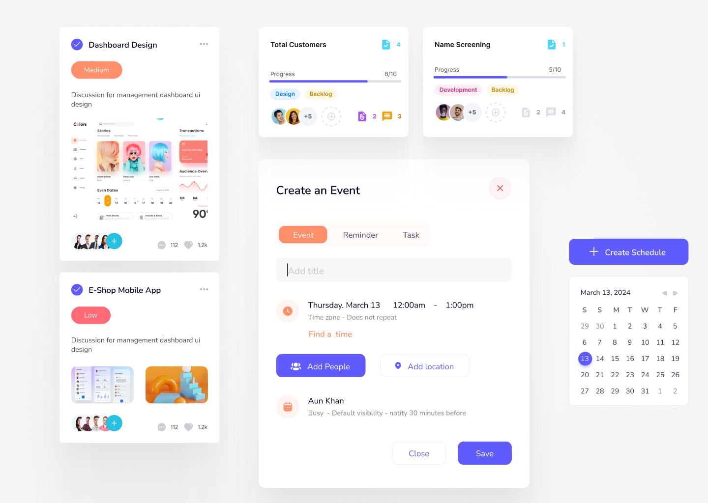 Components Design by Aun Khan on Dribbble