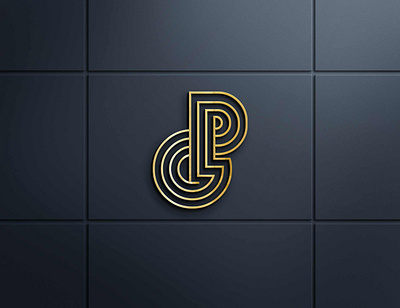 G+P Letter Logo branding logo