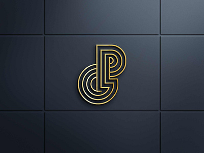 G+P Letter Logo branding logo