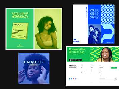 Brand design for Black community site | Lazarev. branding clean design identity illustration interface mockup packages product design social media ui ux web